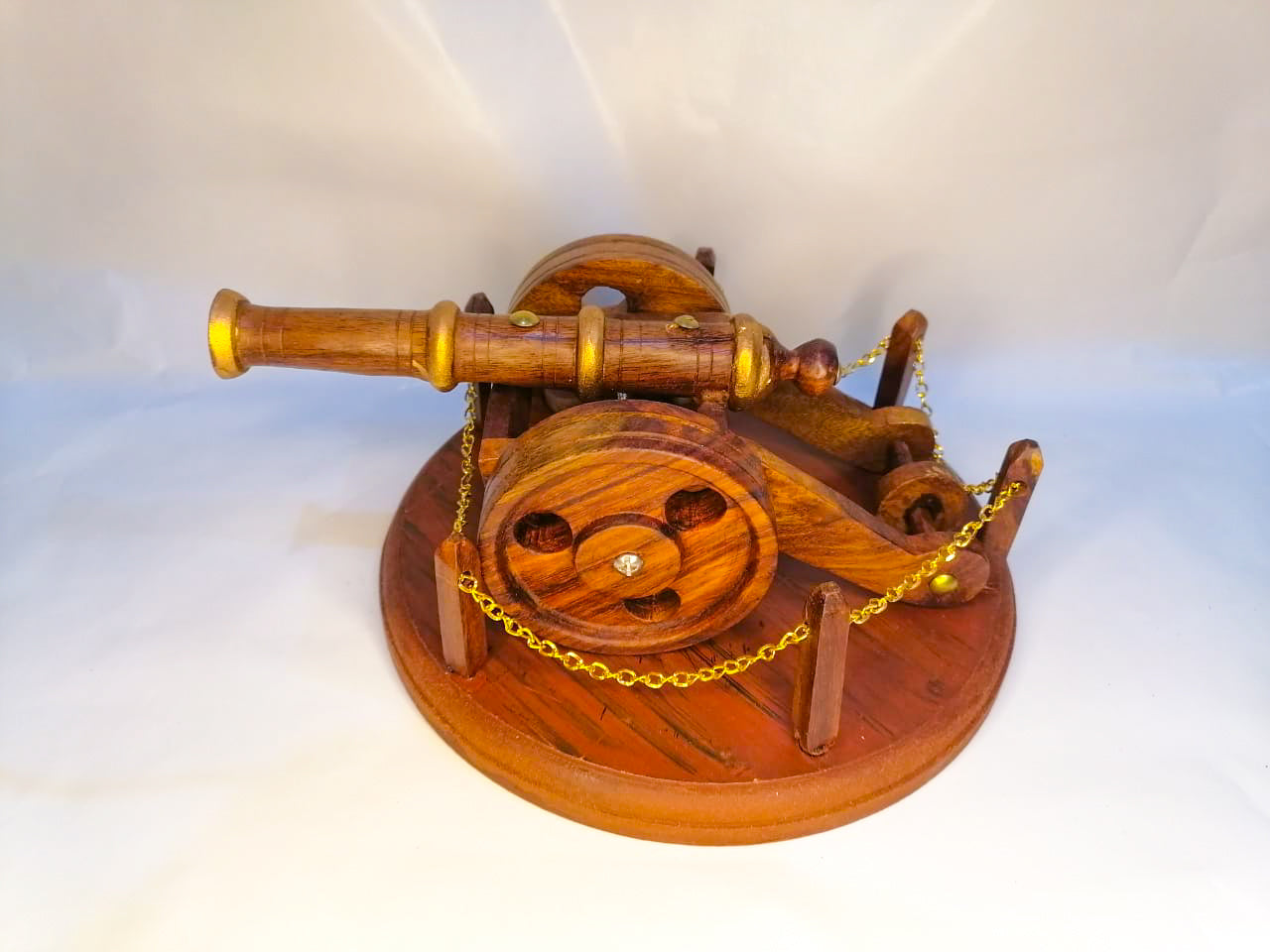 Wooden handmade Manjaneeq/ Cannon For Office & Home decore